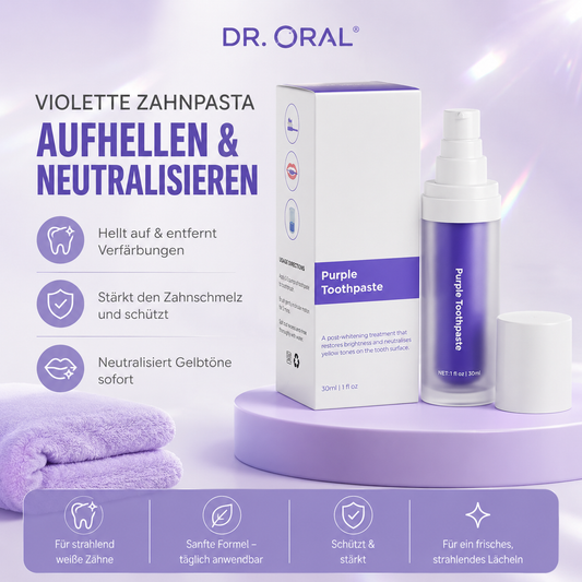DR. ORAL™ Lila Whitening-Zahnpasta